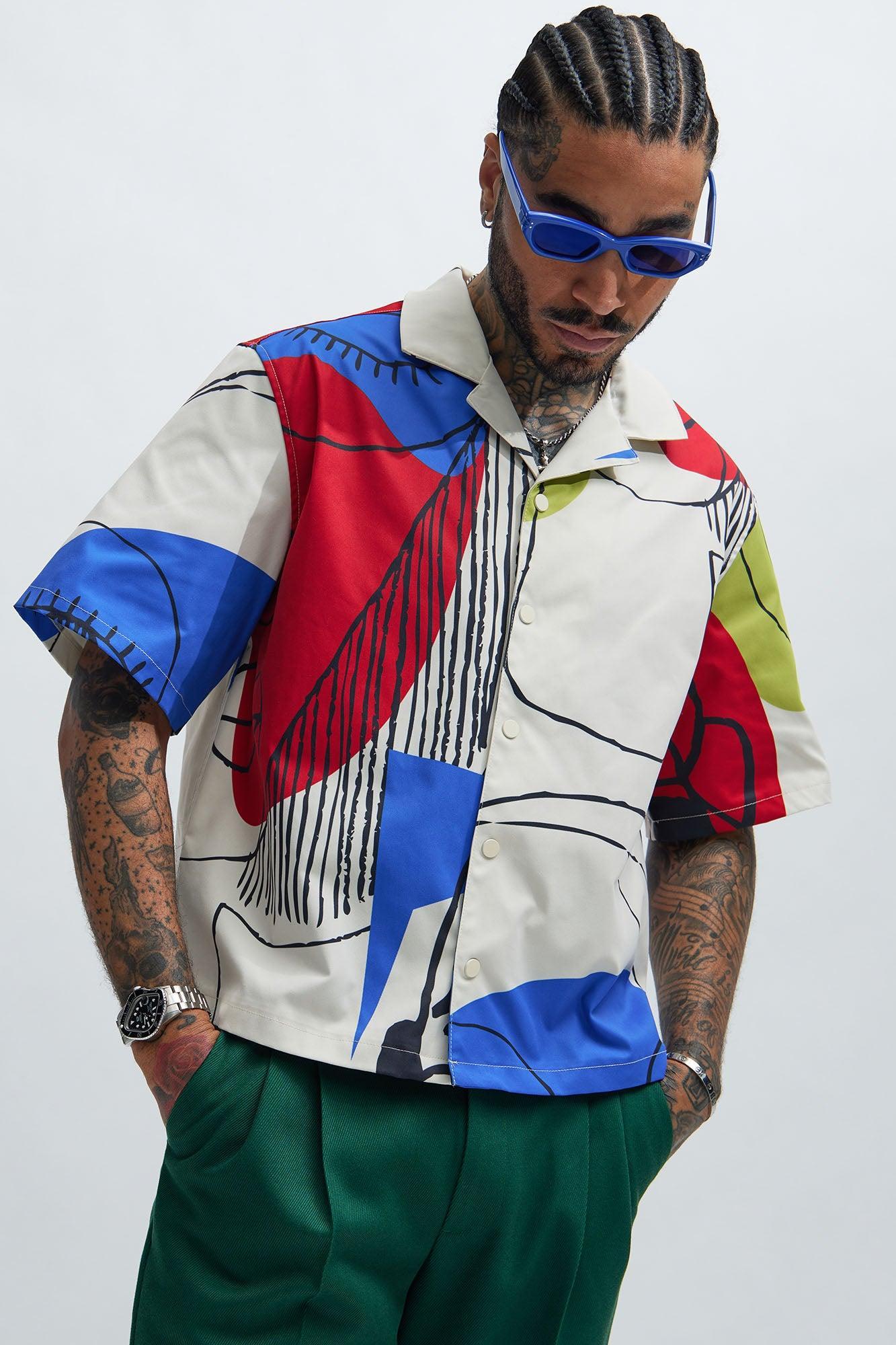 Henri Shirt - Cream/combo Product Image