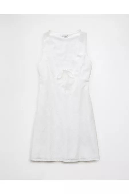 AE Tie Front Mini Slip Dress Women's Product Image