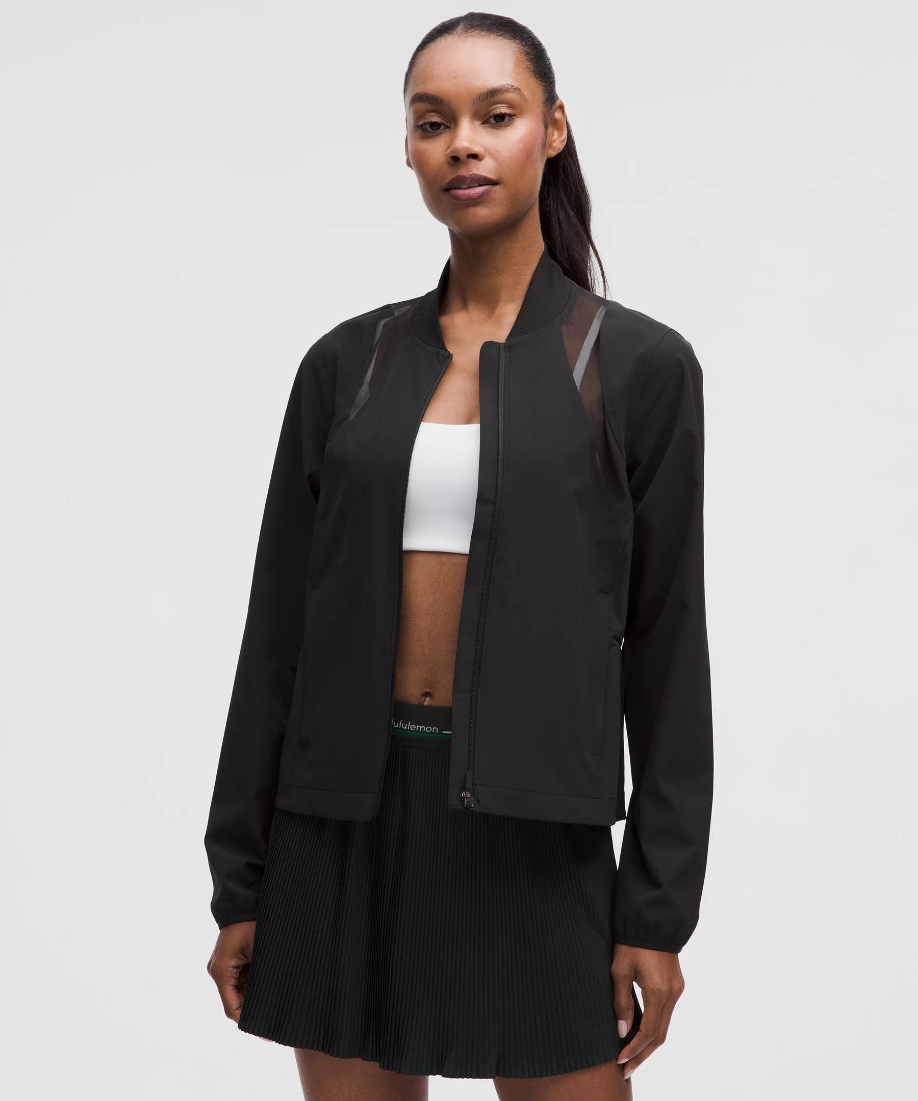 Mesh-Ventilated Tennis Jacket Product Image