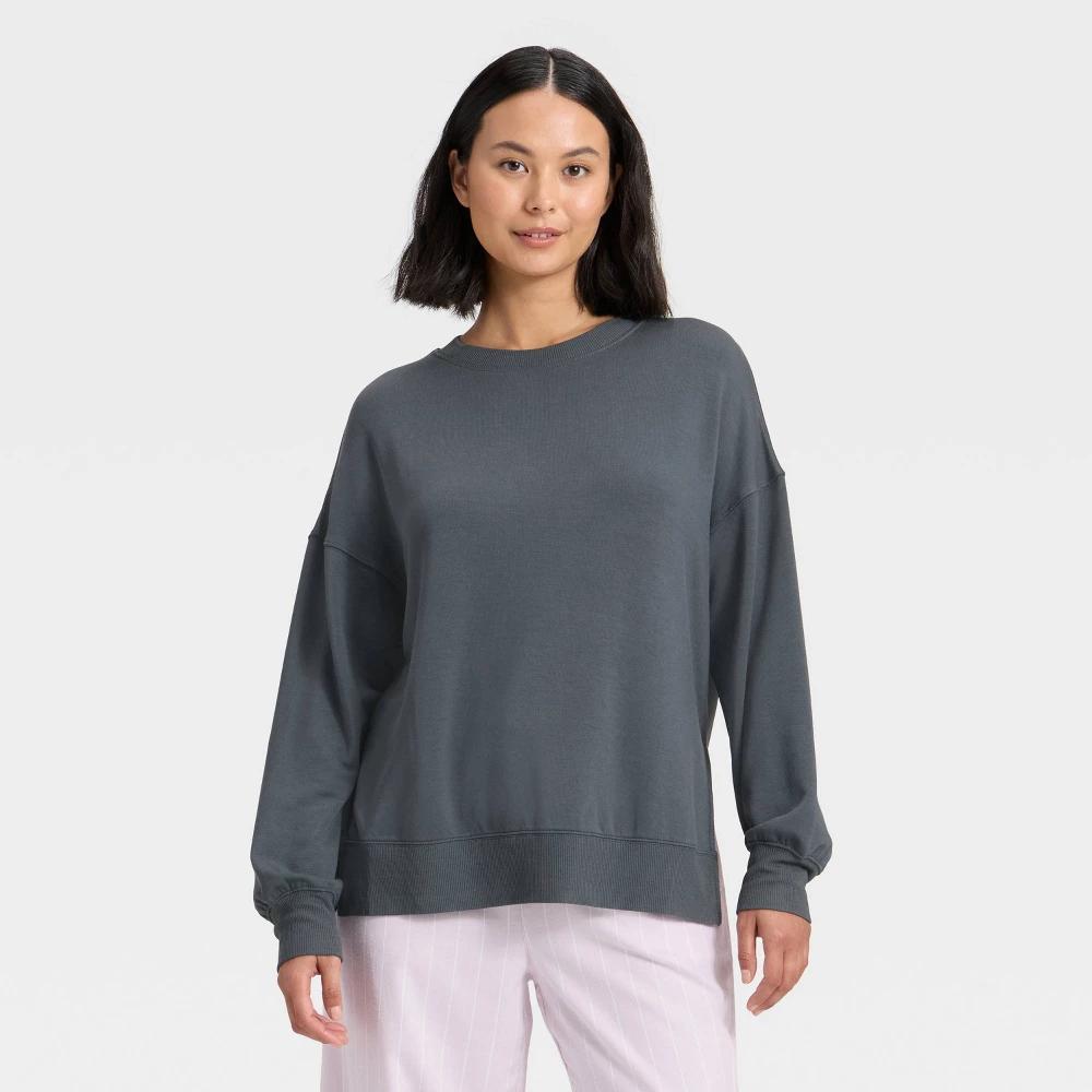 Women's French Terry Fleece Crewneck Sweatshirt - Wild Fable™ Product Image