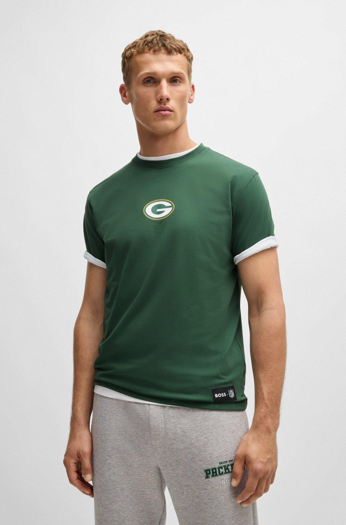 BOSS x NFL stretch-cotton T-shirt with special branding Product Image