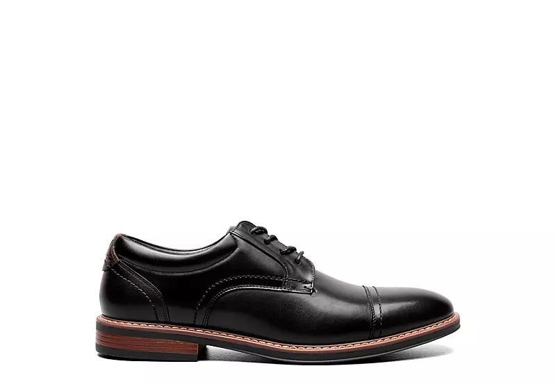 Nunn Bush Centro Flex Mens Cap Toe Oxford Dress Shoes Red Product Image