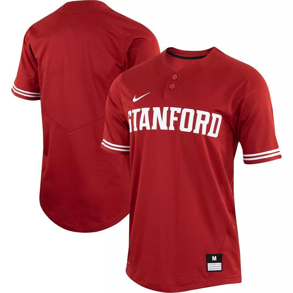Men's Nike Red Stanford Cardinal Two-Button Replica Baseball Jersey, Size: 2XL Product Image