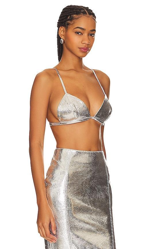 Esti Leather Bra Top retrofete Product Image