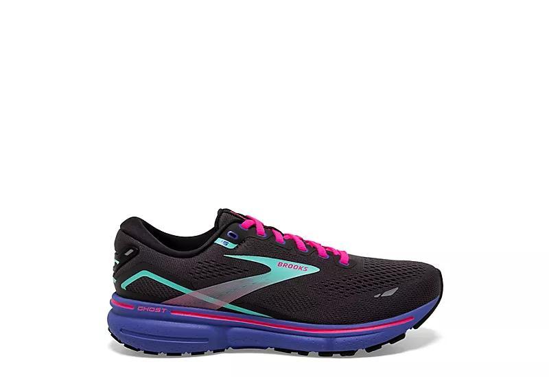 Brooks Mens Ghost 15 - Shoes Ebony/Black/Oyster Product Image
