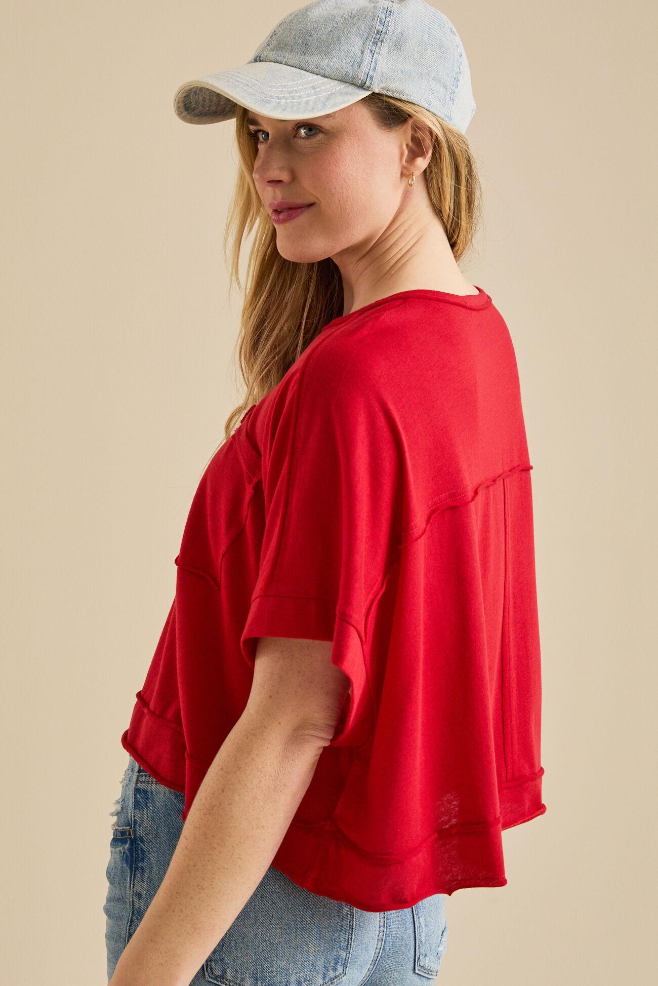 Khani Boxy Pocket Tee Product Image