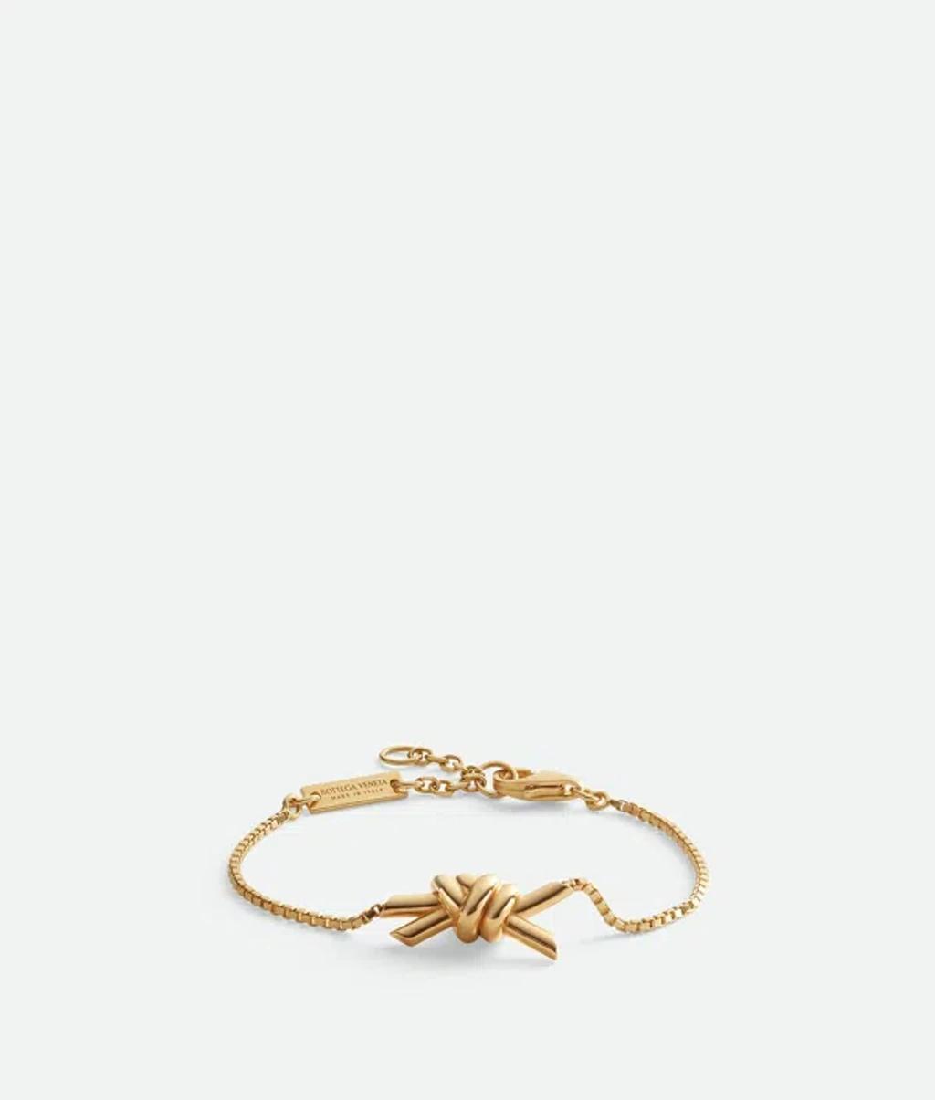 BOTTEGA VENETA Knot Armband In Yellow Gold Product Image