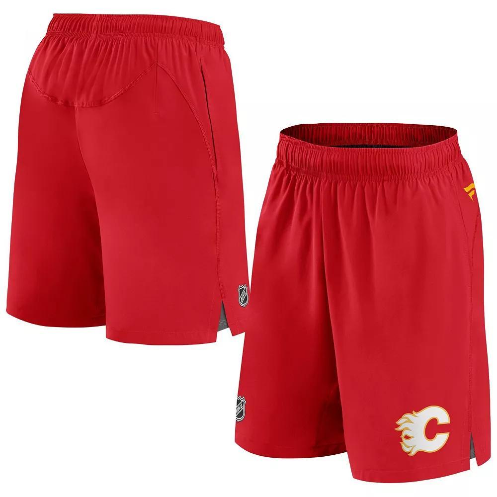 Men's Fanatics Red Calgary Flames Authentic Pro Rink Shorts, Size: 5XL, Flm Red Product Image