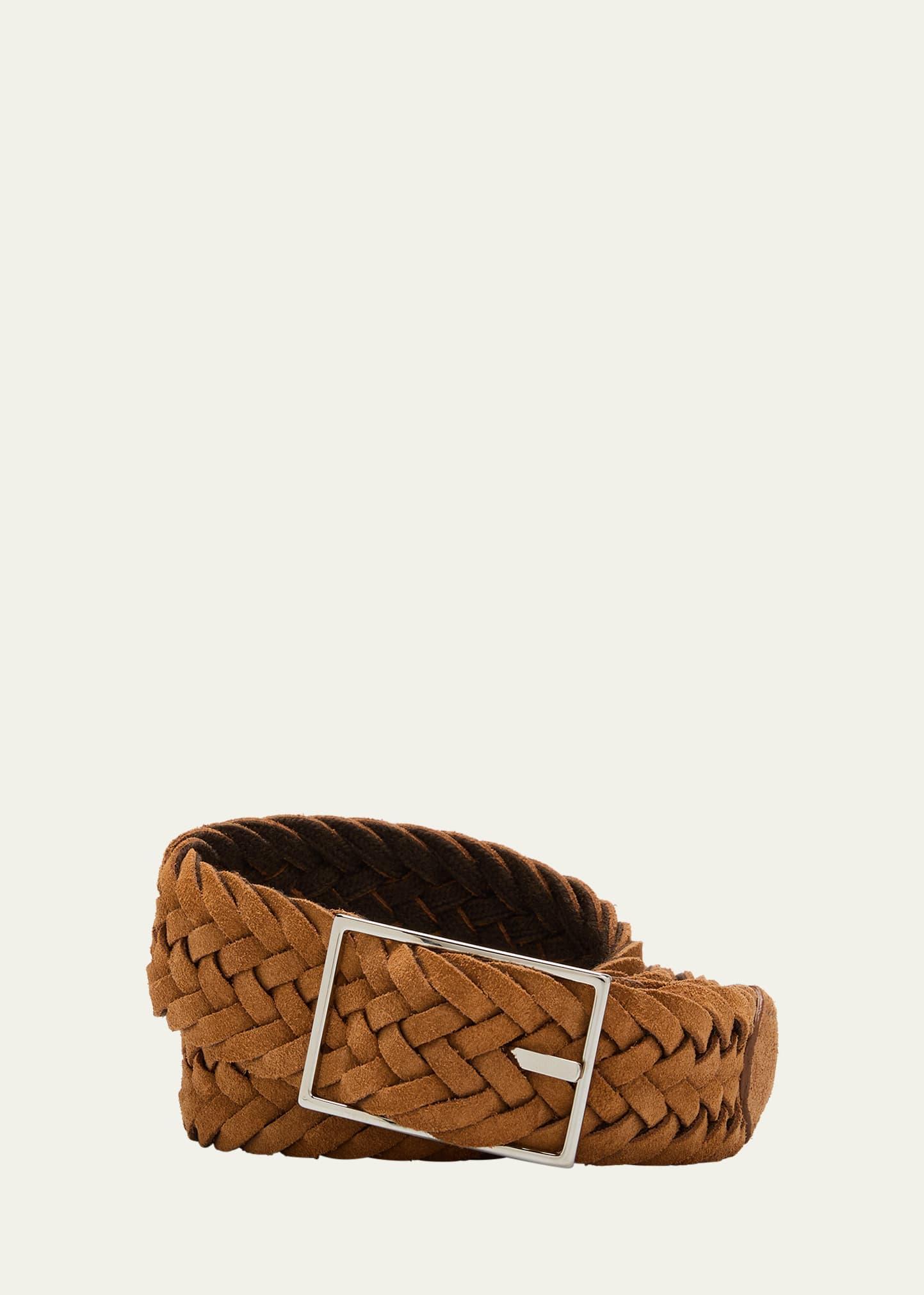 Mens Reversible Suede Wool Felt Belt Product Image