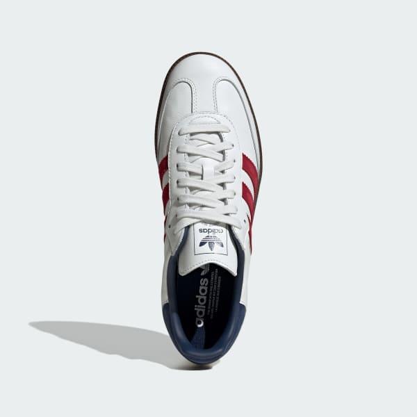 Mens adidas Samba OG Athletic Shoe - Core White / Team Victory Red / Night Indigo Product Image