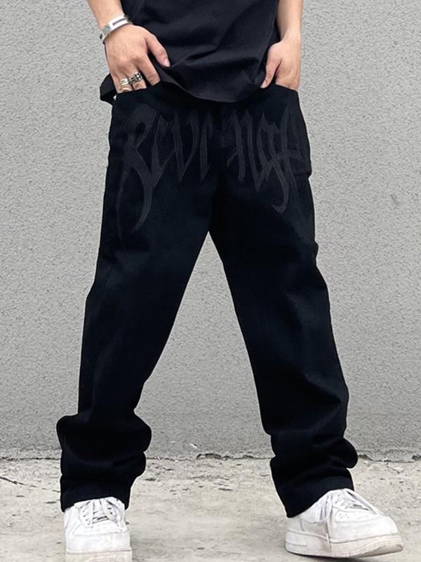 Men's Washed Revenge Straight Leg Jeans Product Image