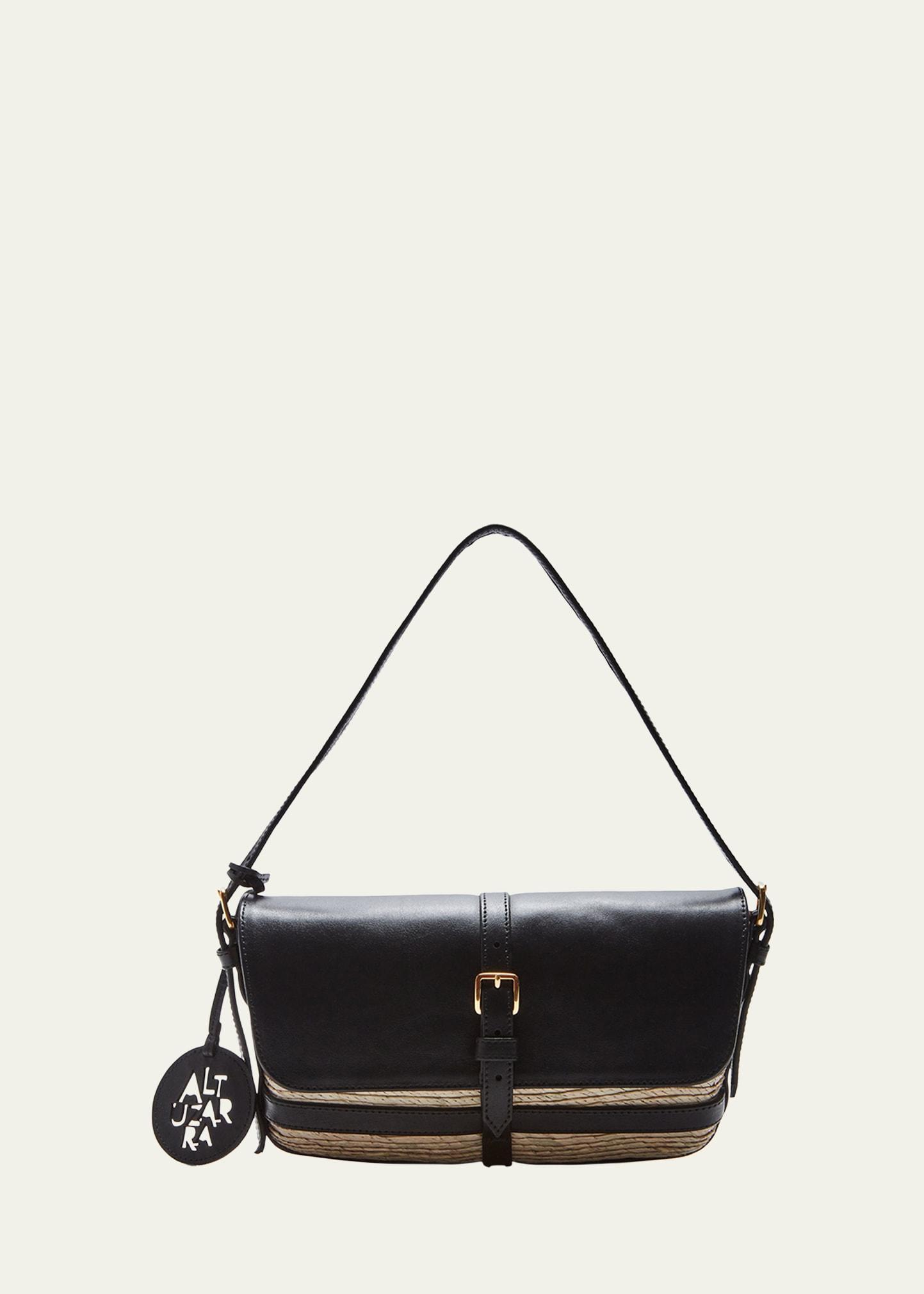 Watermill Caged Straw Shoulder Bag Product Image