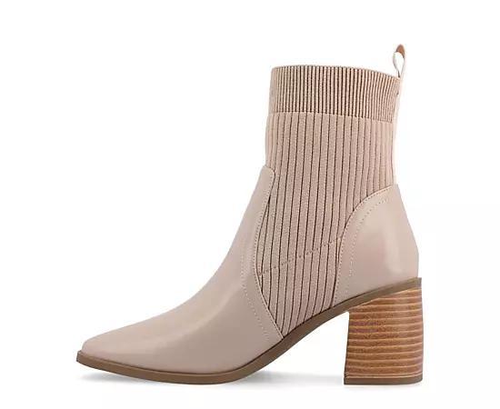 Womens Journee Tru Comfort Foam Harlowe Booties Brown Product Image