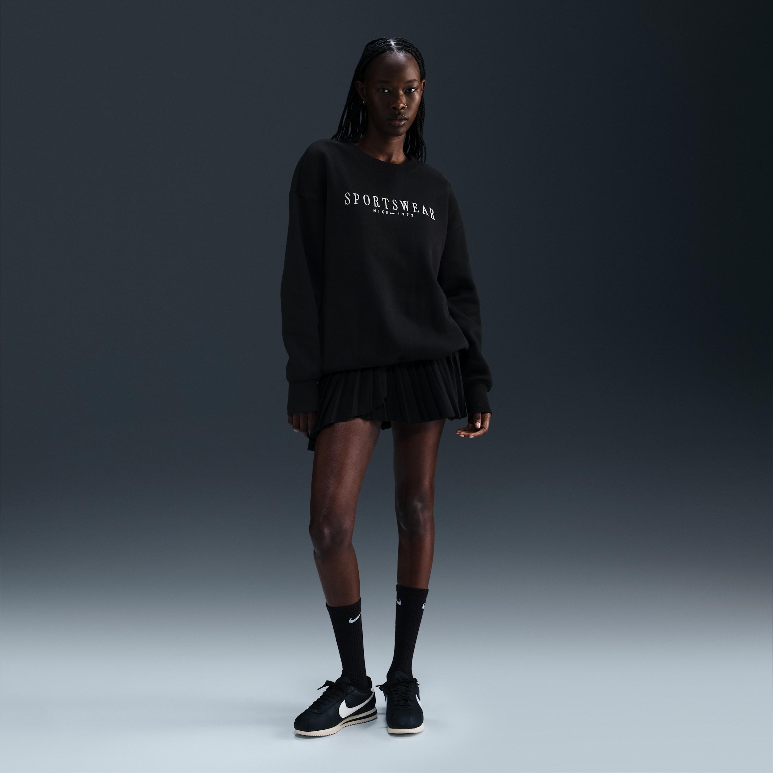 Nike Sportswear Phoenix Fleece Women's Oversized Crew-Neck Sweatshirt Product Image