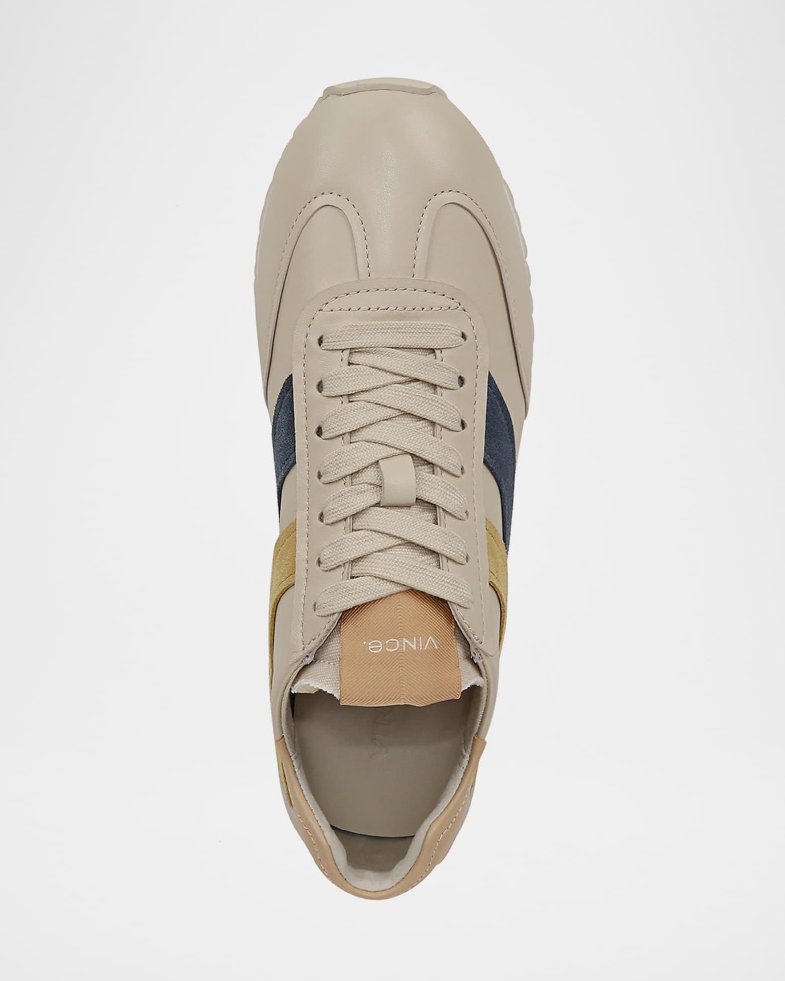 Oasis Mixed Leather Retro Sneakers Product Image