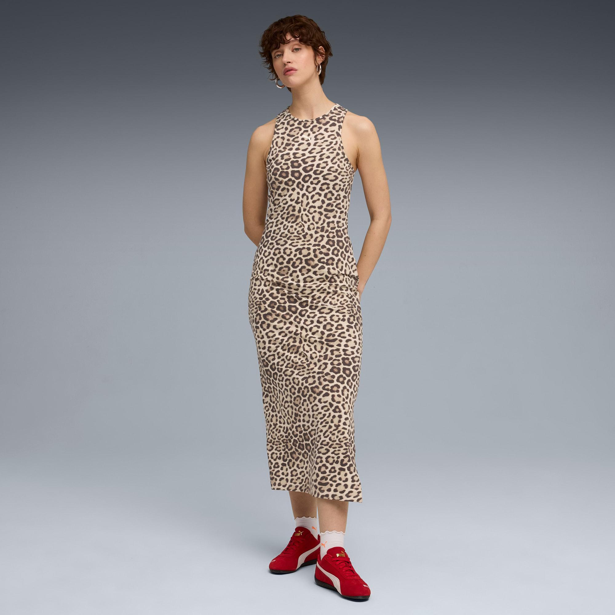 LEO LUXE Women's Slim All-Over Print Dress Product Image