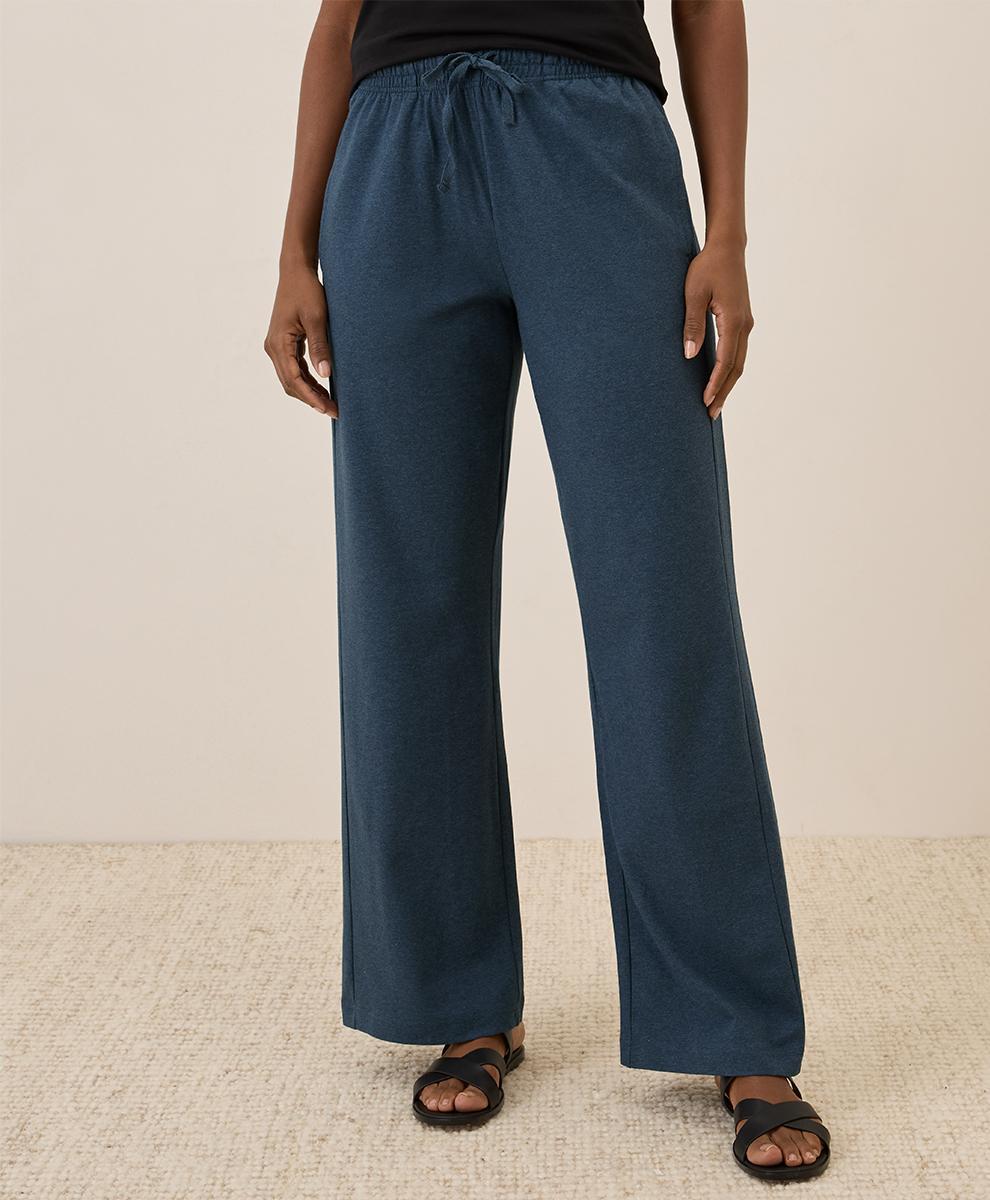 Women's French Navy Heather Cool Stretch Lounge Pant S Product Image