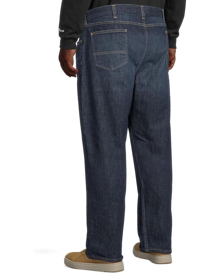 Flame-Resistant Rugged Flex® Jeans - Relaxed Fit in Midnight Indigo Product Image