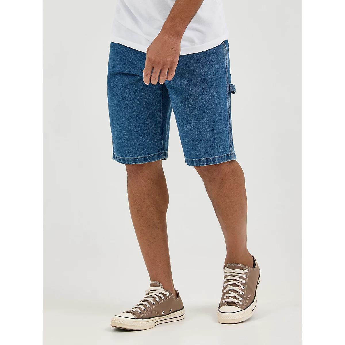 Men's Wrangler® Five Star Premium Carpenter Shorts in Dark Indigo Product Image