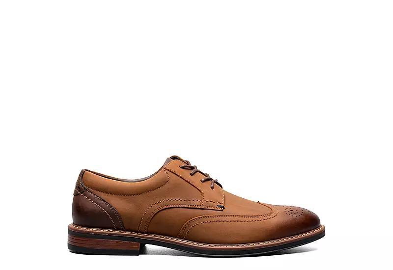 Nunn Bush® Centro Flex Men's Wingtip Toe Oxford Dress Shoes, Size: 9.5, Brown Product Image