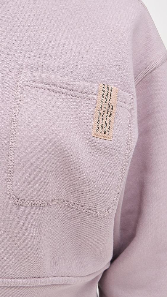 Lunya Silksweats Reversible Half Zip Pullover | Shopbop Product Image