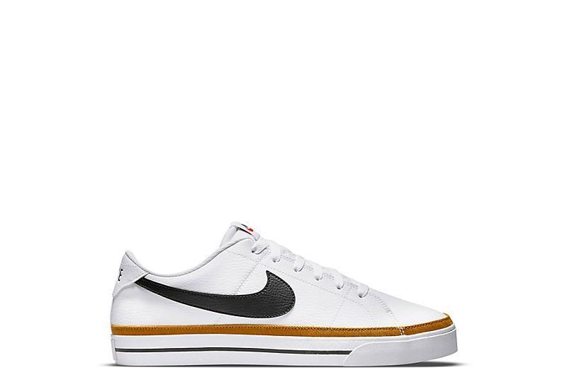 Nike Court Legacy Men's Shoes, Size: 14, White Black Ochre Product Image