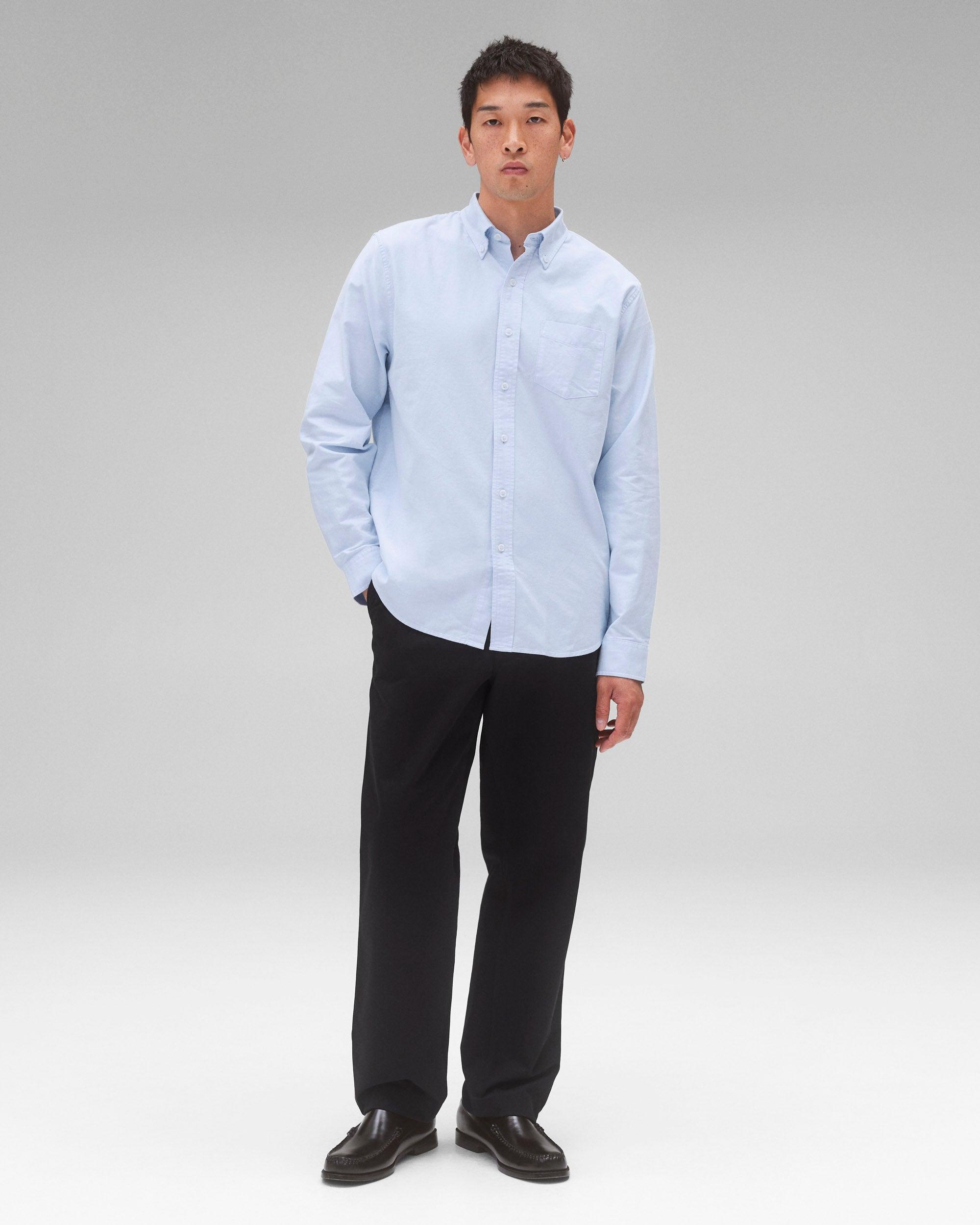 Cotton Oxford Windsor Standard Shirt Male Product Image