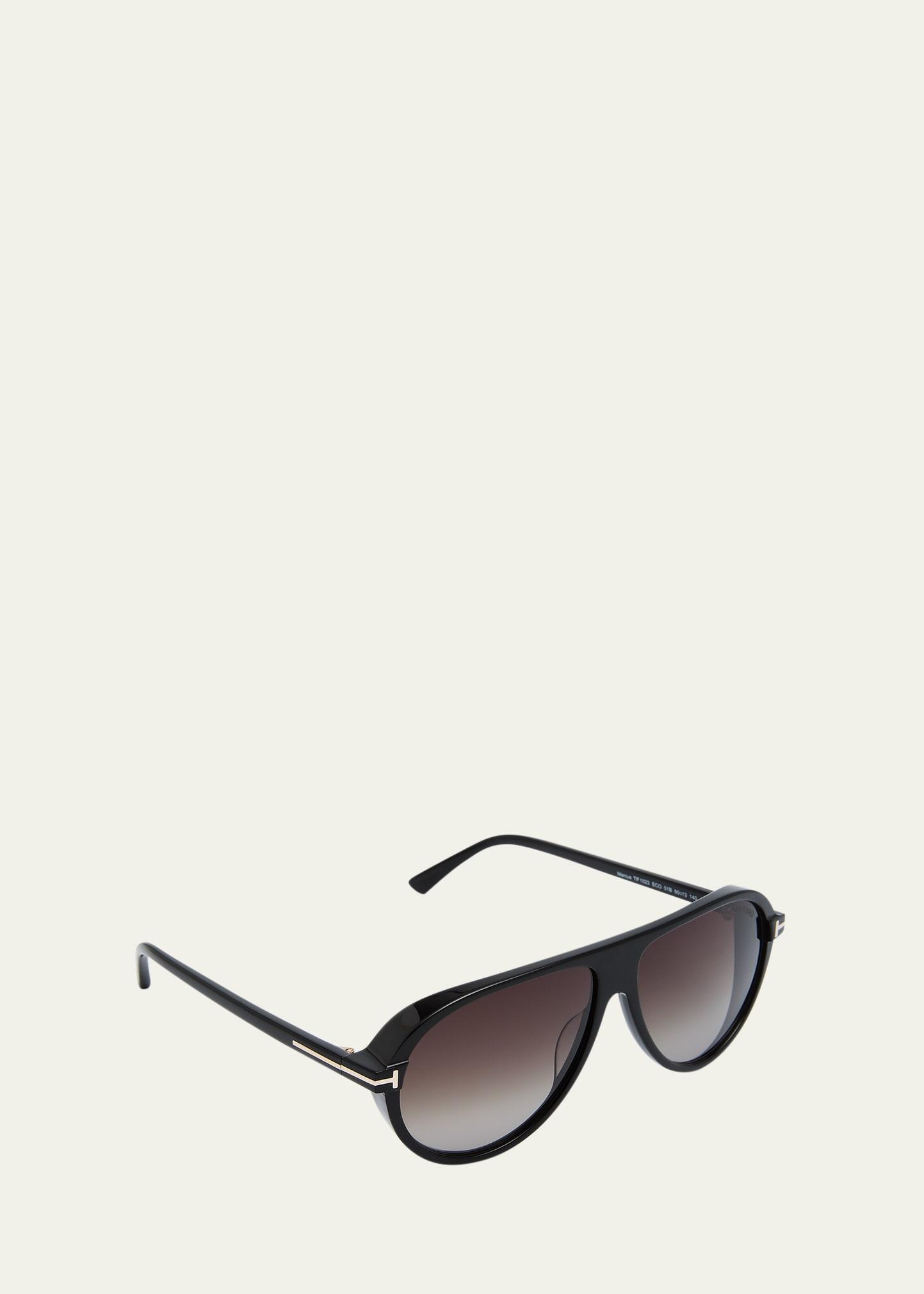Tom Ford Marcus Pilot Sunglasses, 60mm Product Image