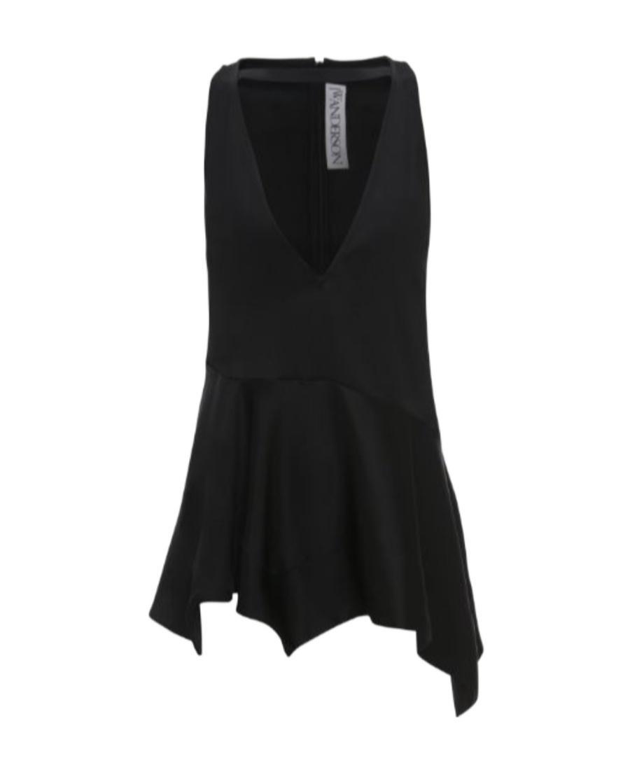 JW ANDERSON Sleeveless V-neck Top In Black Product Image