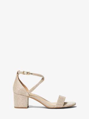 Michael Michael Kors Womens Serena Flex Ankle Strap High Heel Sandals Product Image