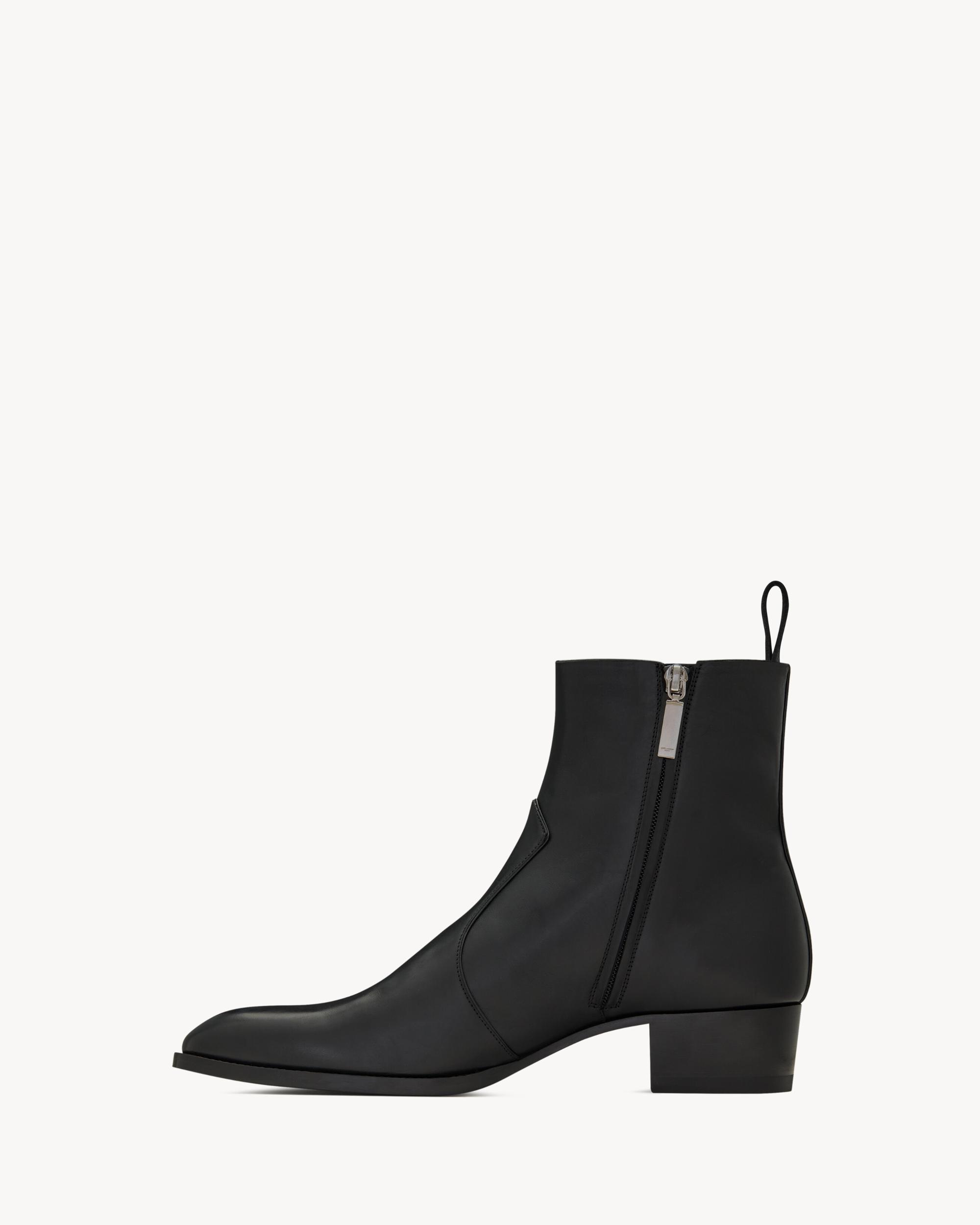 WYATT boots in smooth leather Product Image