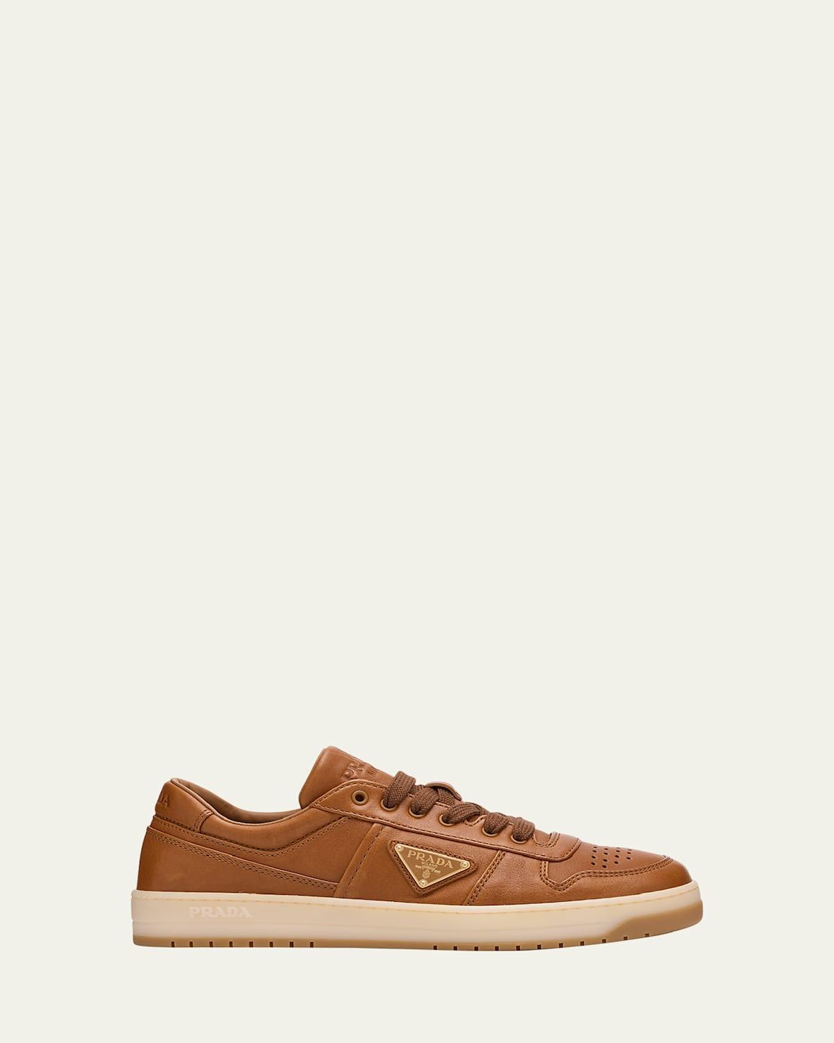 Mens Downtown Napa Leather Low-Top Sneakers Product Image