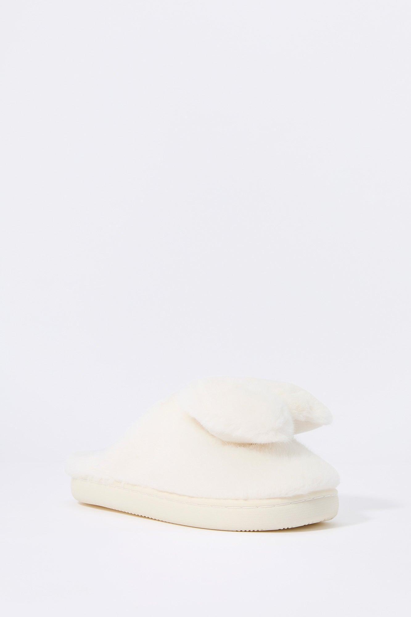 Plush Bow Slipper Female Product Image