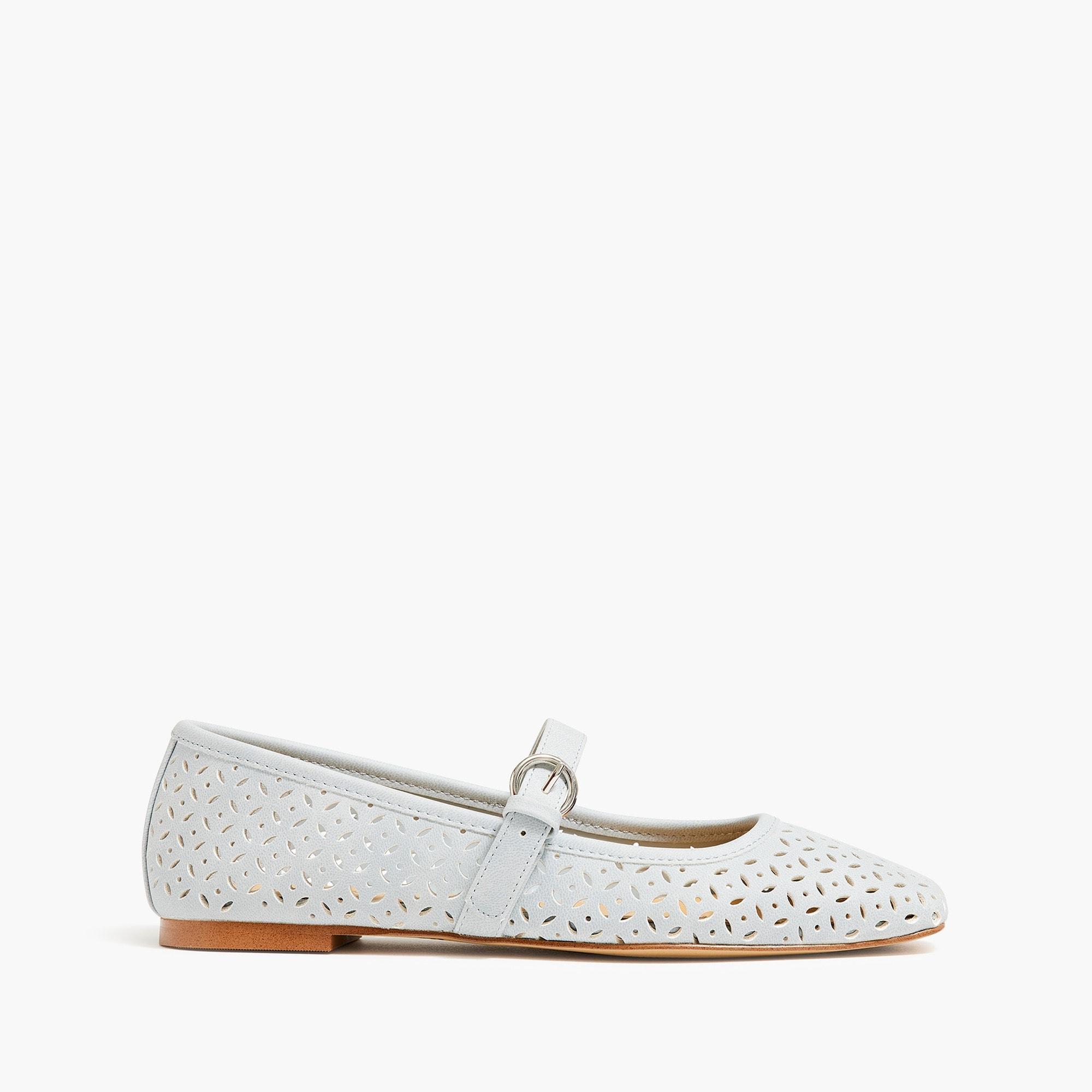 Square-toe Mary Jane ballet flats Product Image