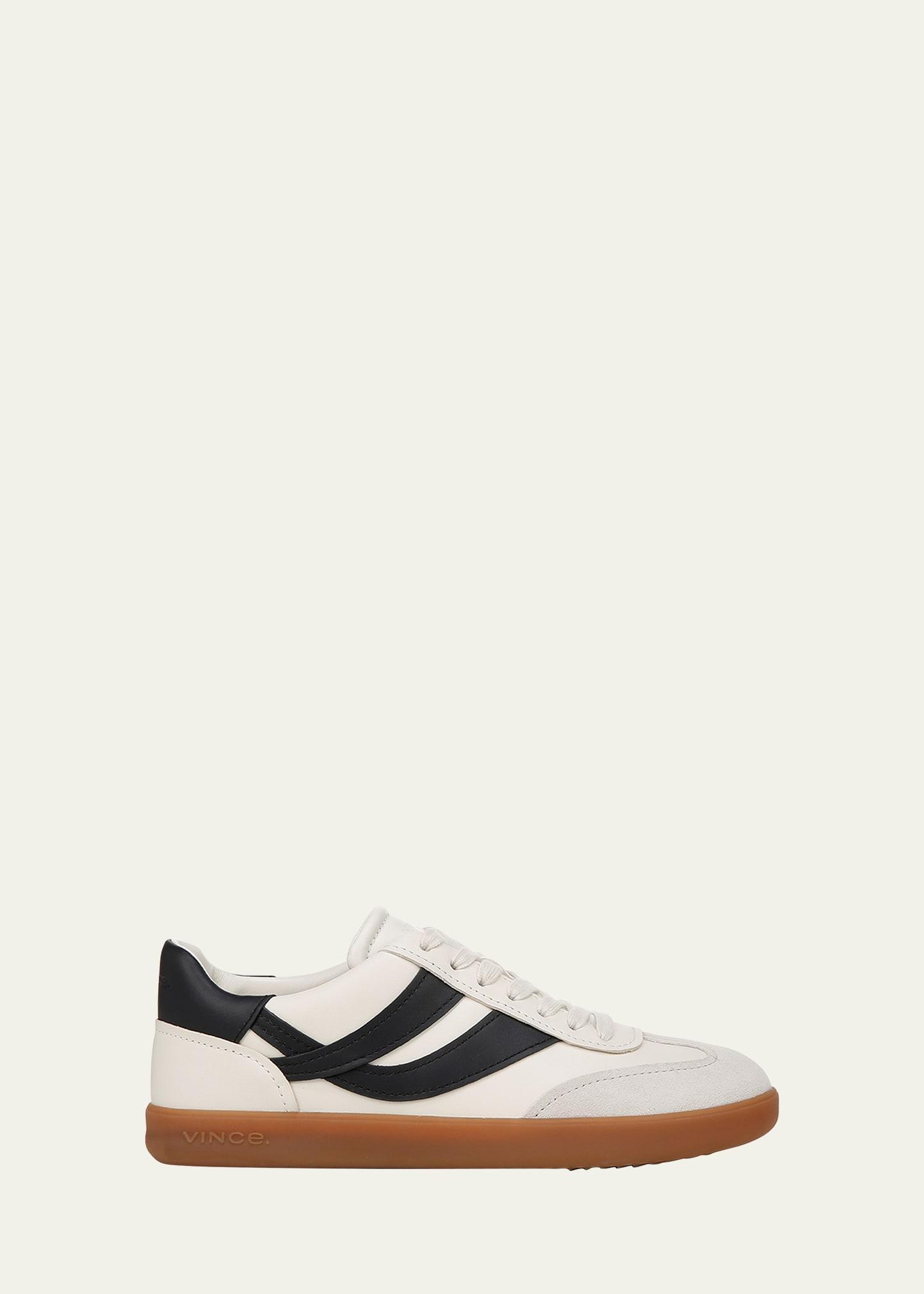 Oasis Mixed Leather Retro Sneakers Product Image