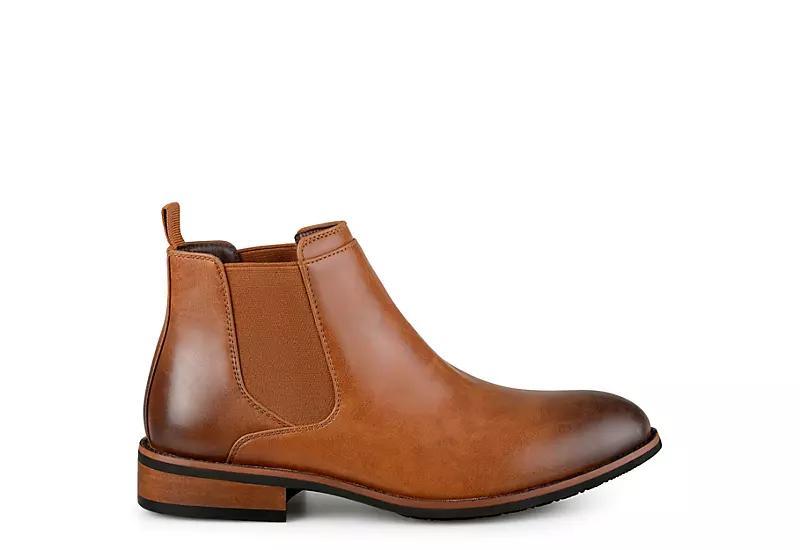 VANCE Landon Mens Chelsea Boots Brown Product Image
