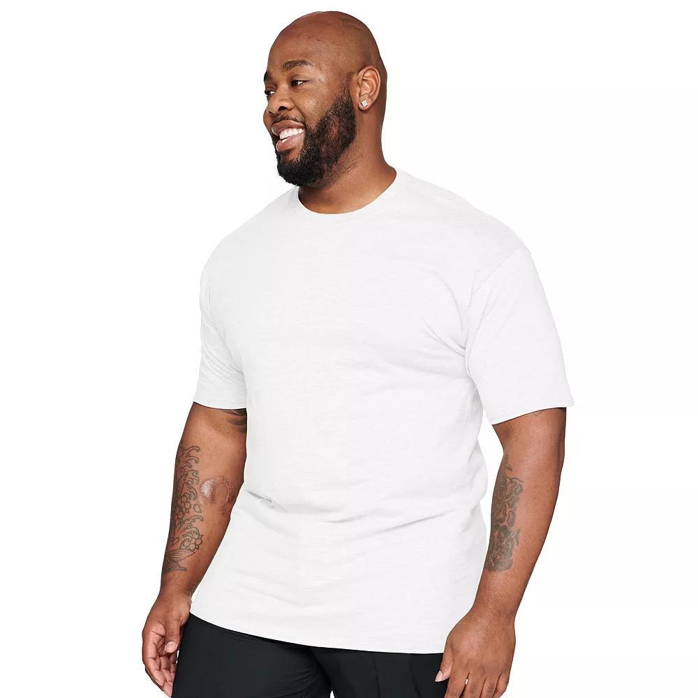 Big & Tall Hanes® Beefy-T Tee, Men's, Size: 3XL Tall, Black Product Image