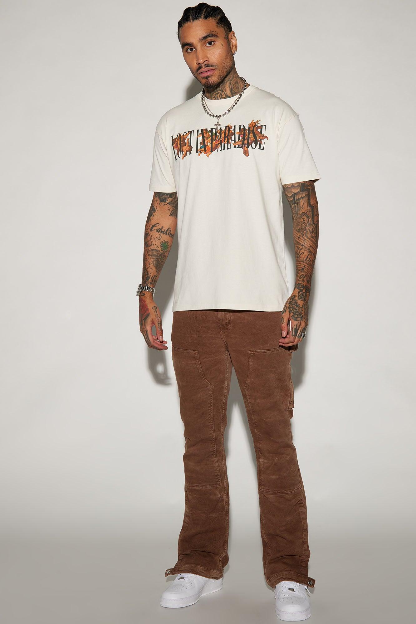 Lost Paradise Angels Short Sleeve Tee - Off White Product Image