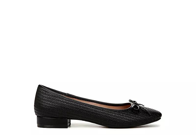 LifeStride Cheers Women's Woven Flats, Size: 8.5 Wide, Black Faux Product Image