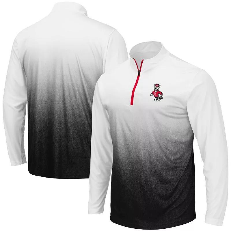 Men's Colosseum Gray Mississippi State Bulldogs Magic Team Logo Quarter-Zip Jacket, Size: 3XL, Mst Grey Product Image