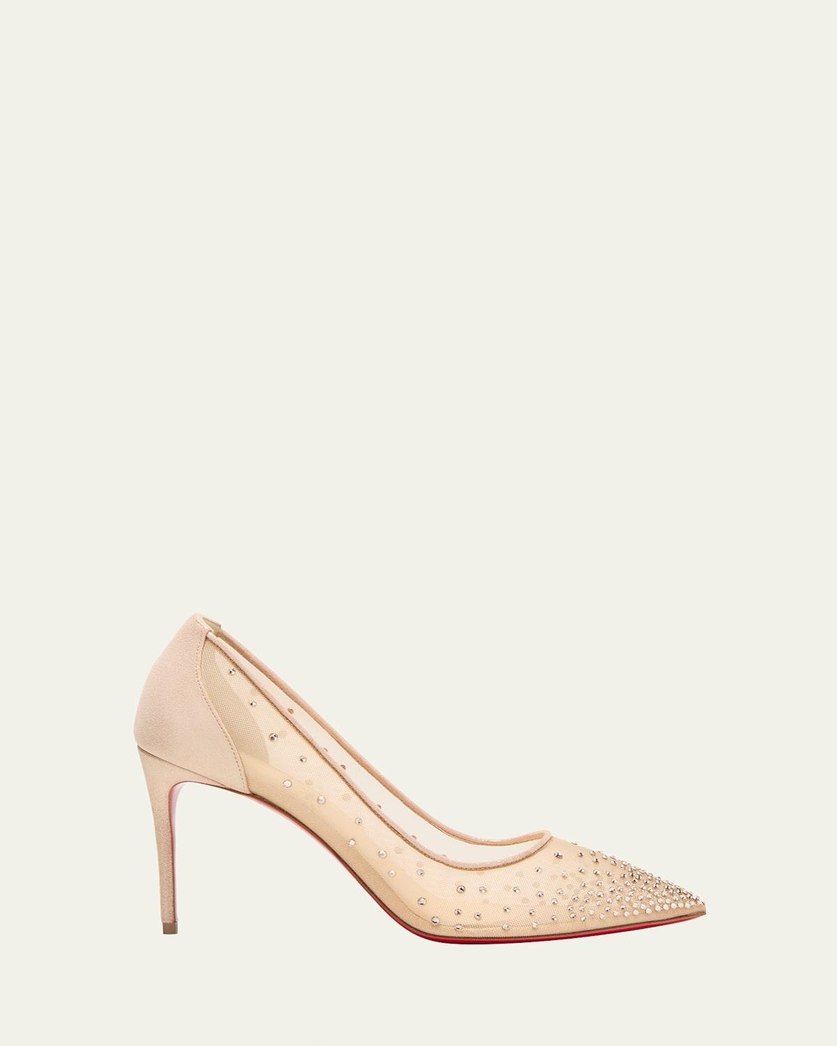 Womens Follies Strass 85MM Mesh Pumps Product Image