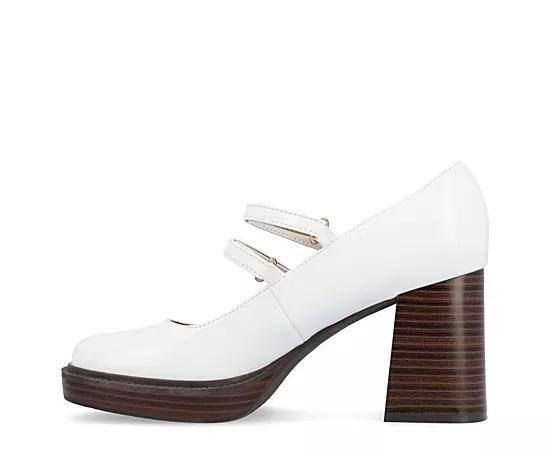 Journee Shasta Womens Tru Comfort Foam Pumps Ivory Product Image