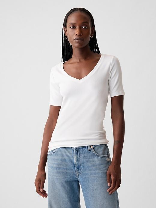 Modern V-Neck T-Shirt Product Image