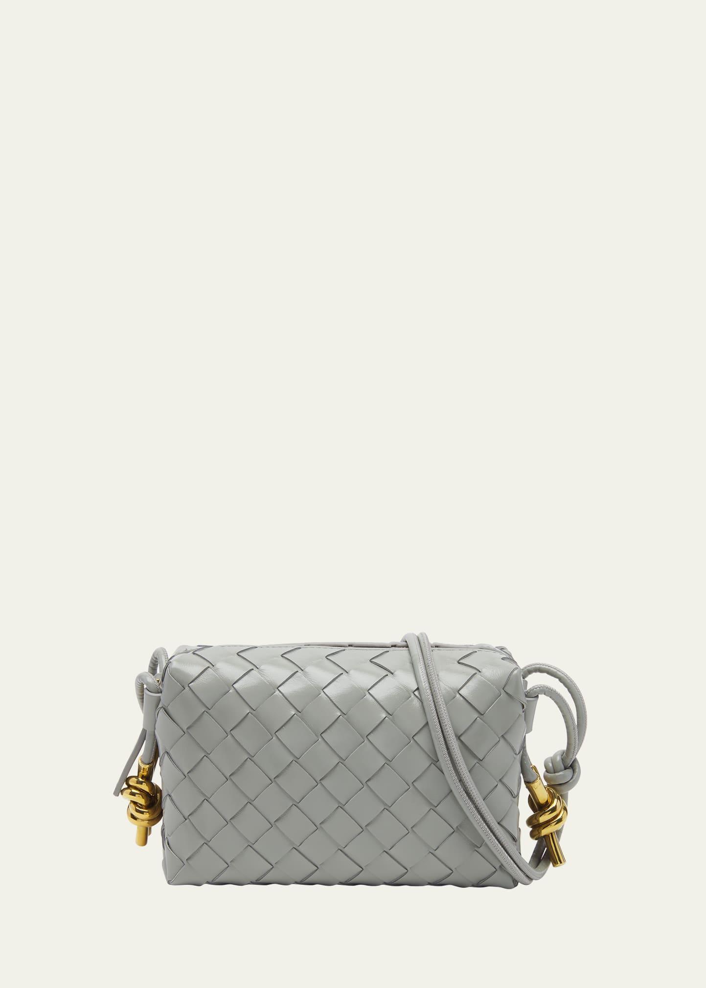 Womens Mini Loop Intrecciato Leather Camera Bag Product Image