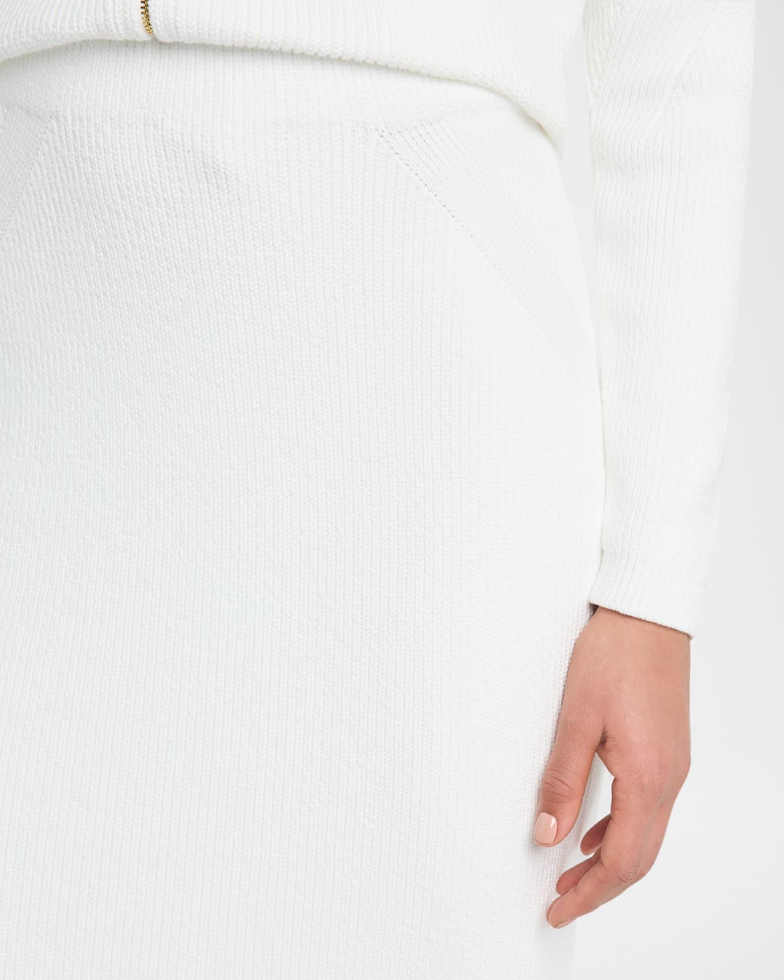 Rib-Knit Midi Skirt Product Image