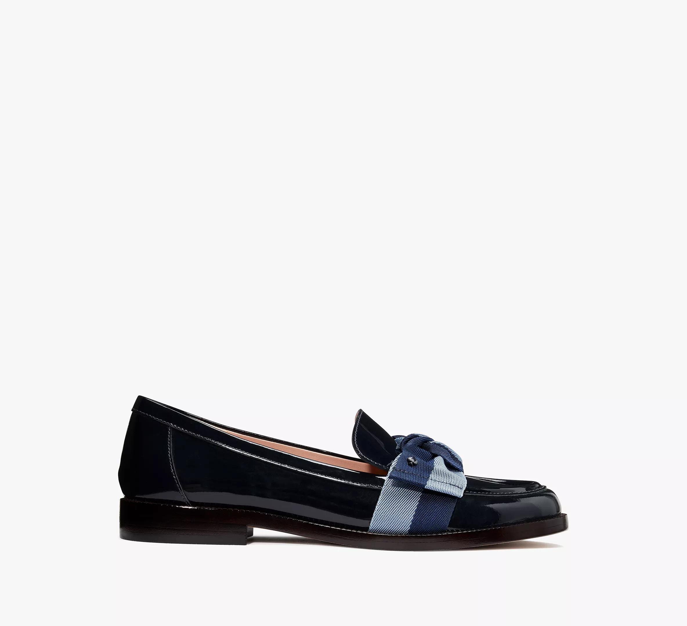 Womens Leandra Leather Loafers Product Image