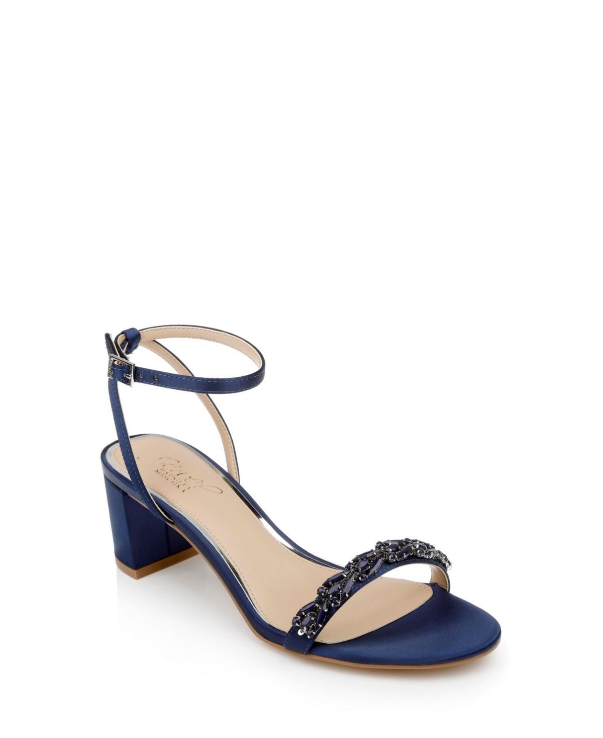 Jewel Badgley Mischka Womens Danni Block Heel Evening Sandals Product Image