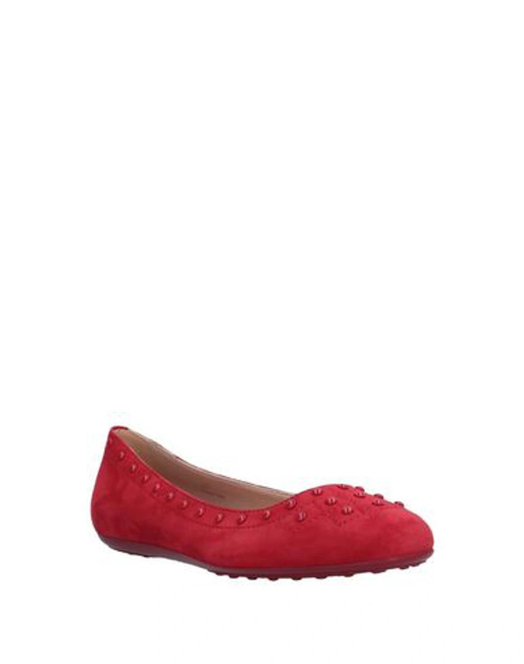 TOD'S Ballet Flats In Red Product Image