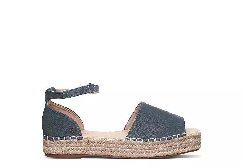 Bearpaw Affogato Women's Espadrille Sandals, Size: 8, Blue Product Image