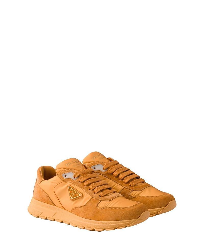 Prada Womens Prax 2.0 Re-Nylon and Suede Sneakers Product Image